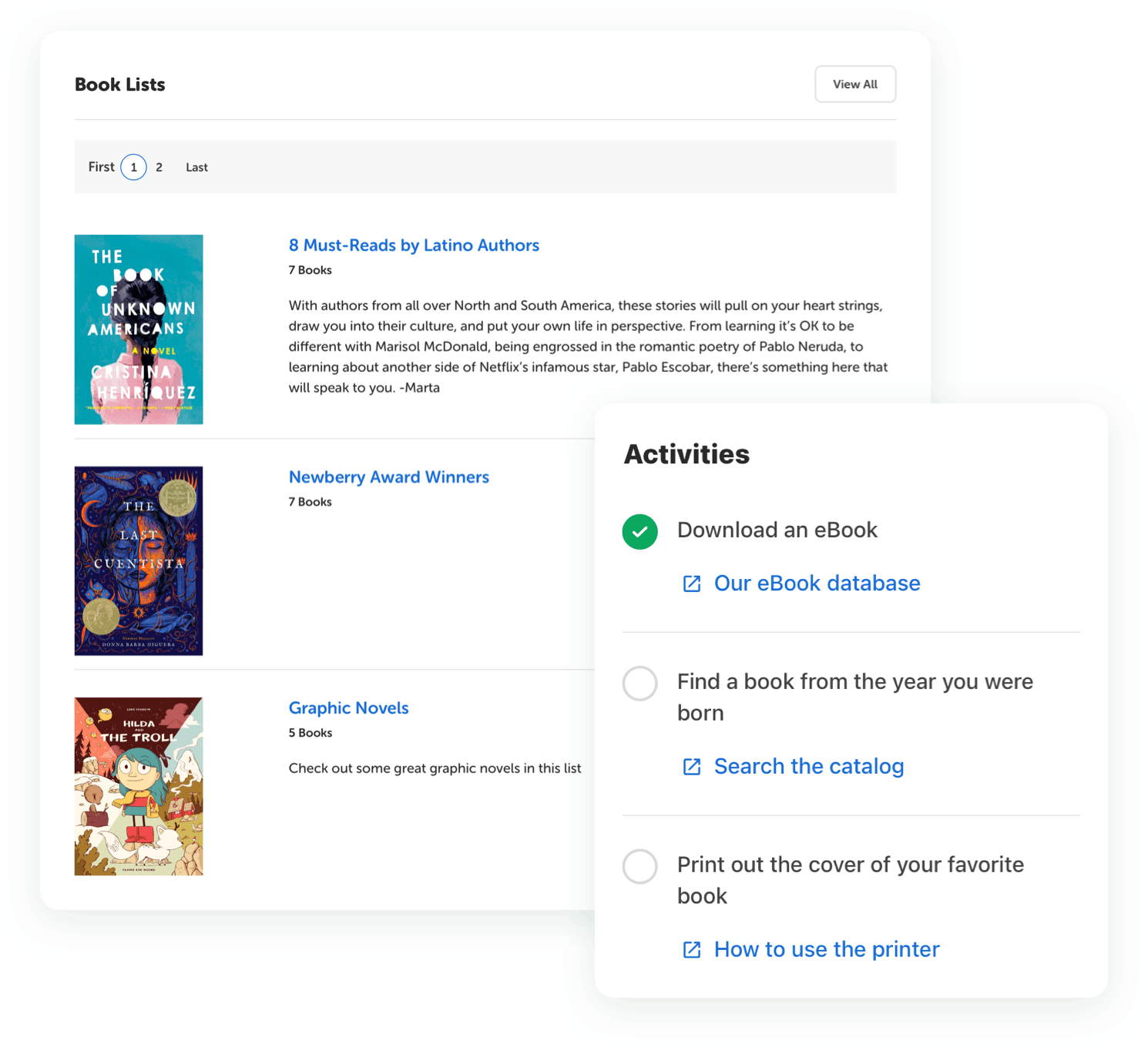 Original and eBook Content Book Challenge Beanstack